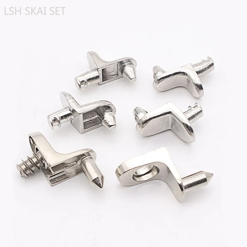 20 шт. подвижный ламинированный кронштейн для шкафа деревянная опора из цинкового