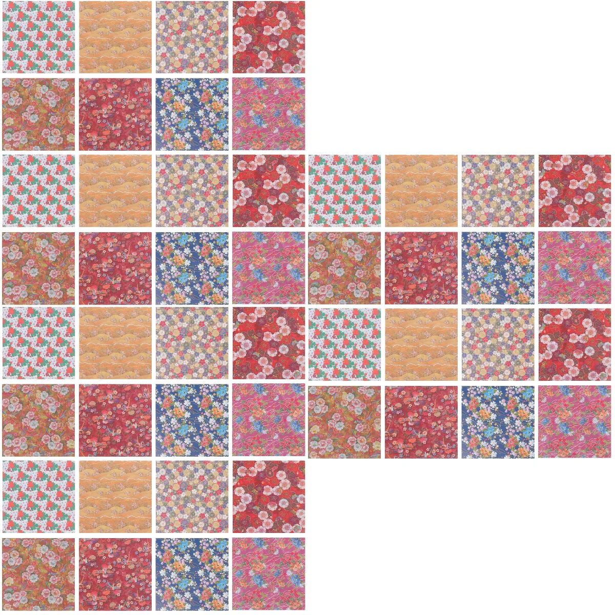

540 Sheets Square DIY Origami Paper Japanese Style DIY Handicraft Paper