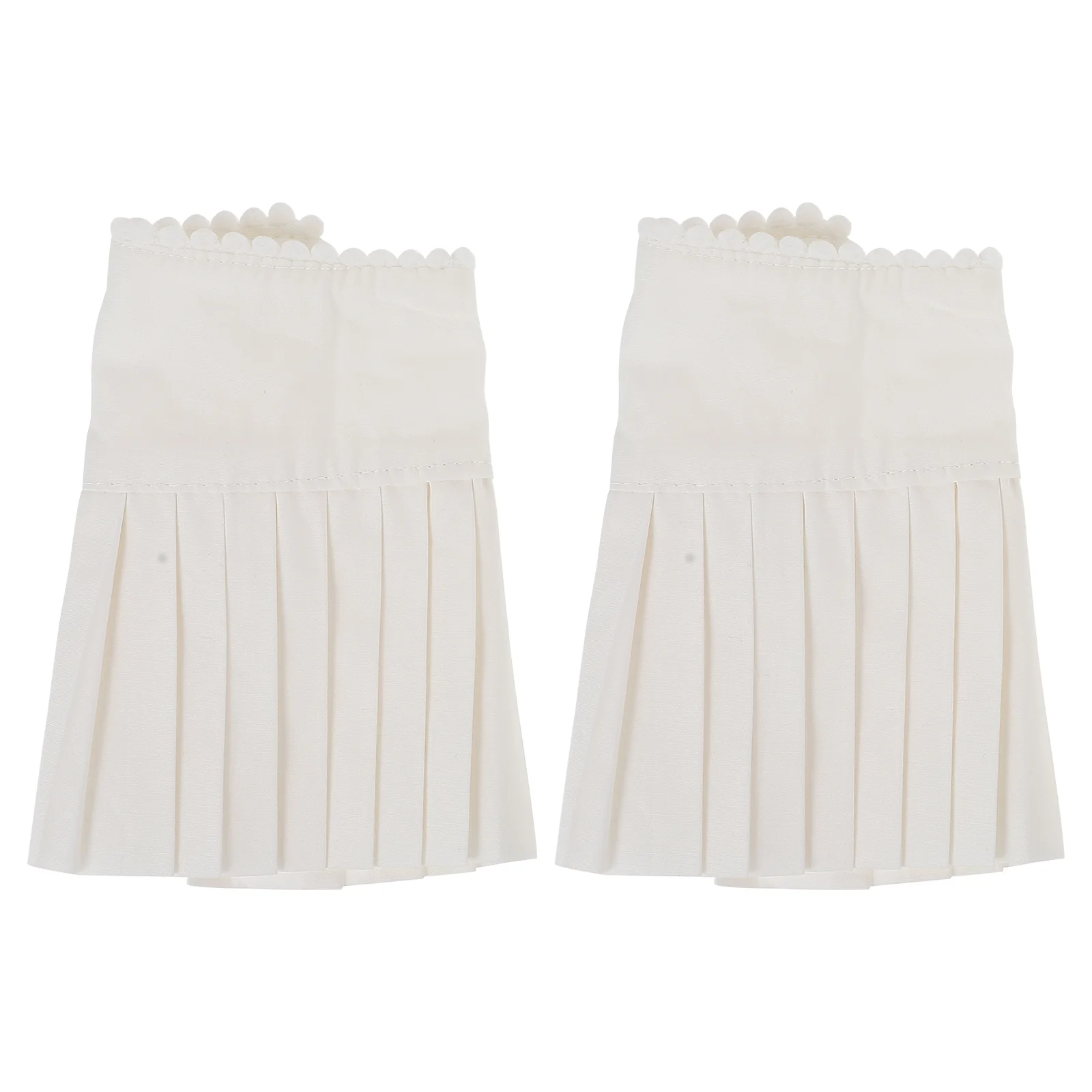 

1 Pair Of False Cuffs DIY Decorative Detachable Sleeve Dress Cuffs Wrist Cuffs