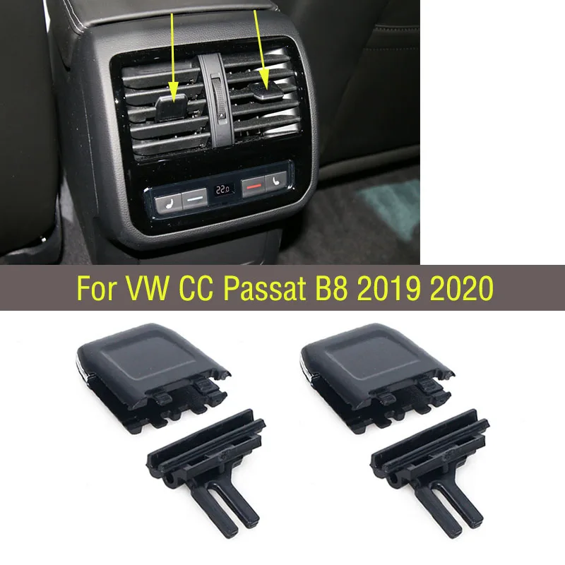 

Car Rear A/C Air Conditioner Vents Air Conditioning Outlet Tab Clip Pick For VW CC / Passat B8 2019 2020