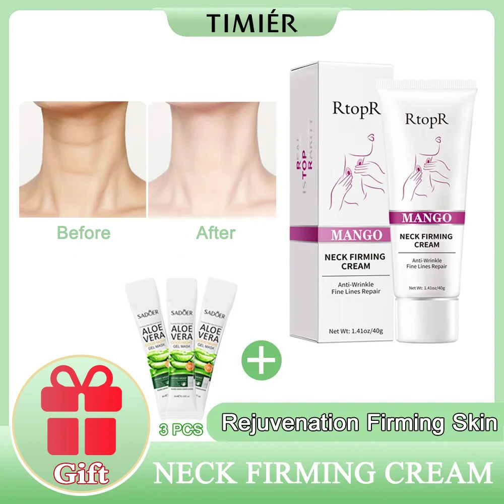 

Neck Firming Wrinkle Remover Cream 40g Rejuvenation Firming Skin Whitening Moisturizing Shape Beauty Neck Skin Care Products