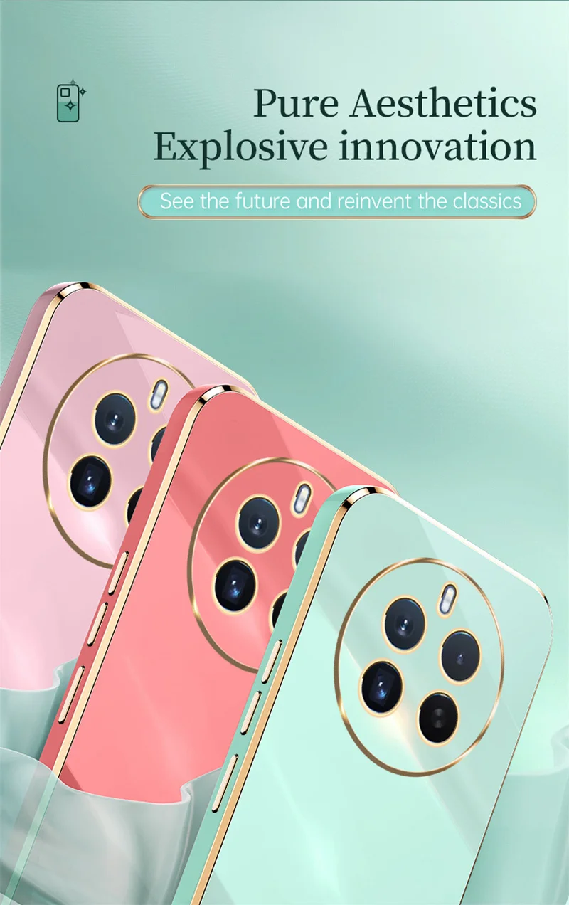 Realme 12 Pro 5G RMX3842 Чехол 6D Покрытие Силиконовый ТПУ Мягкая задняя крышка