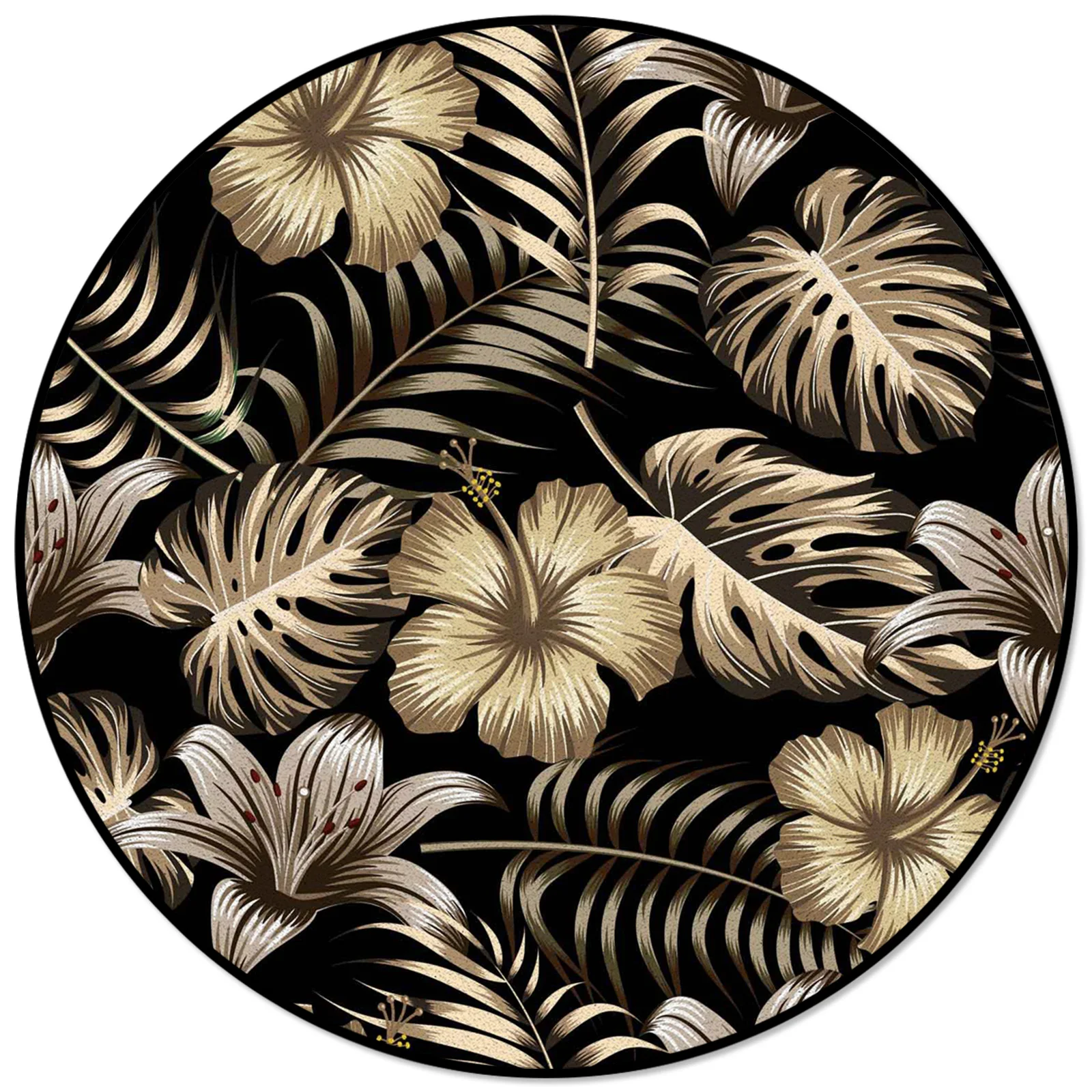 

Tropical Plants Flower Tile Living Room Rug Large Carpets For Bed Room Rugs And Carpets For Home Living Room Bedroom Decor
