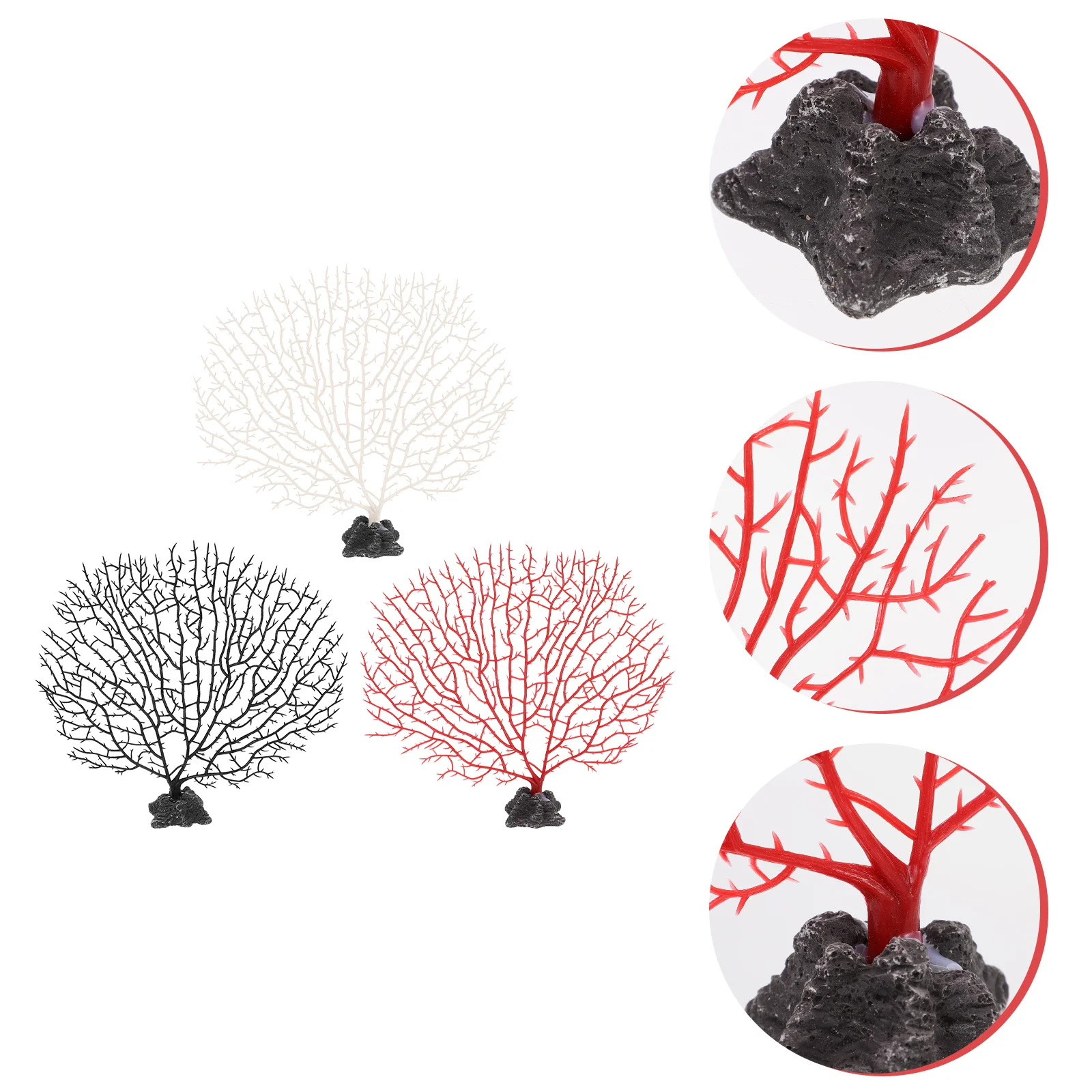 

Coral Plate Decorationdecorations Sushi Sashimi Faux Aquarium Decor Japanese Artificial Indoor Tank Fish Trayornament Dish Fake