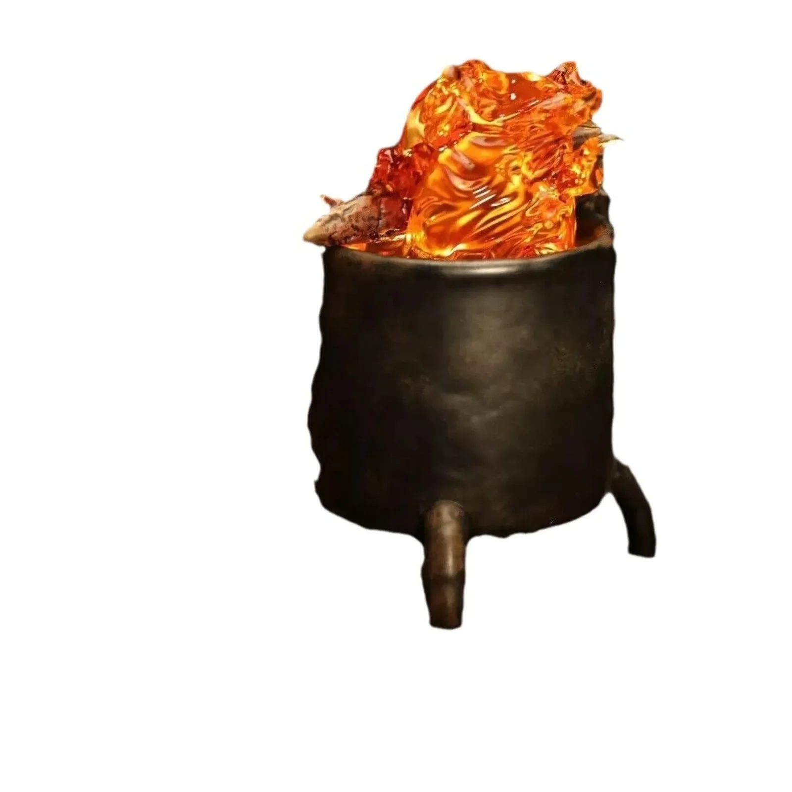 3d пламя Casifa ночник статуя из смолы для украшения дома на Хэллоуин в подарок
