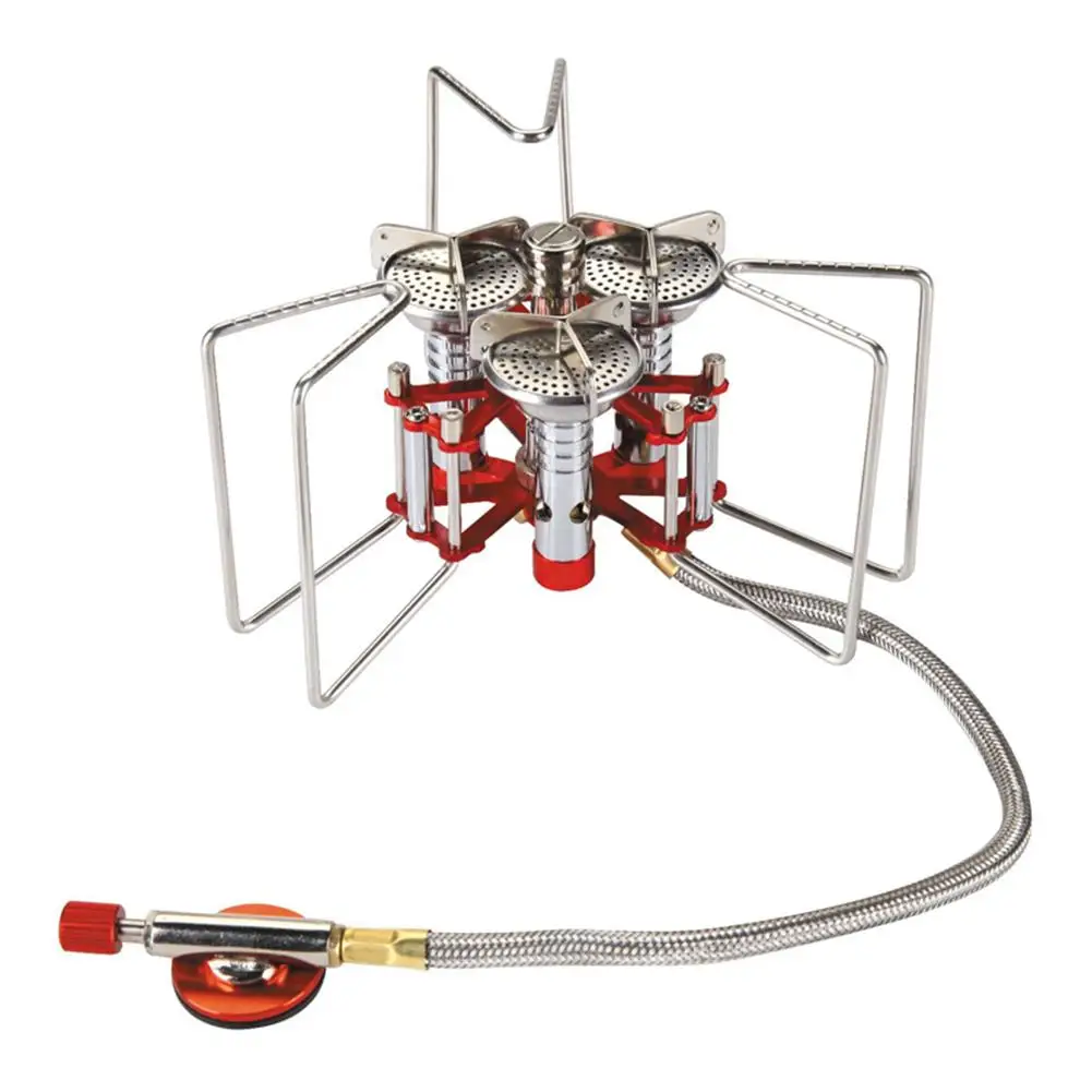 

Camping Gas Stove Burner High Power Foldable Portable Stainless Steel Split Stove For Outdoor Hiking Camping Picnic