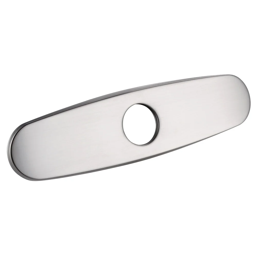 

Stainless Steel Kitchen Sink Tap Hole Cover Brushed Kitchen Hole Cover Panel (Silver)