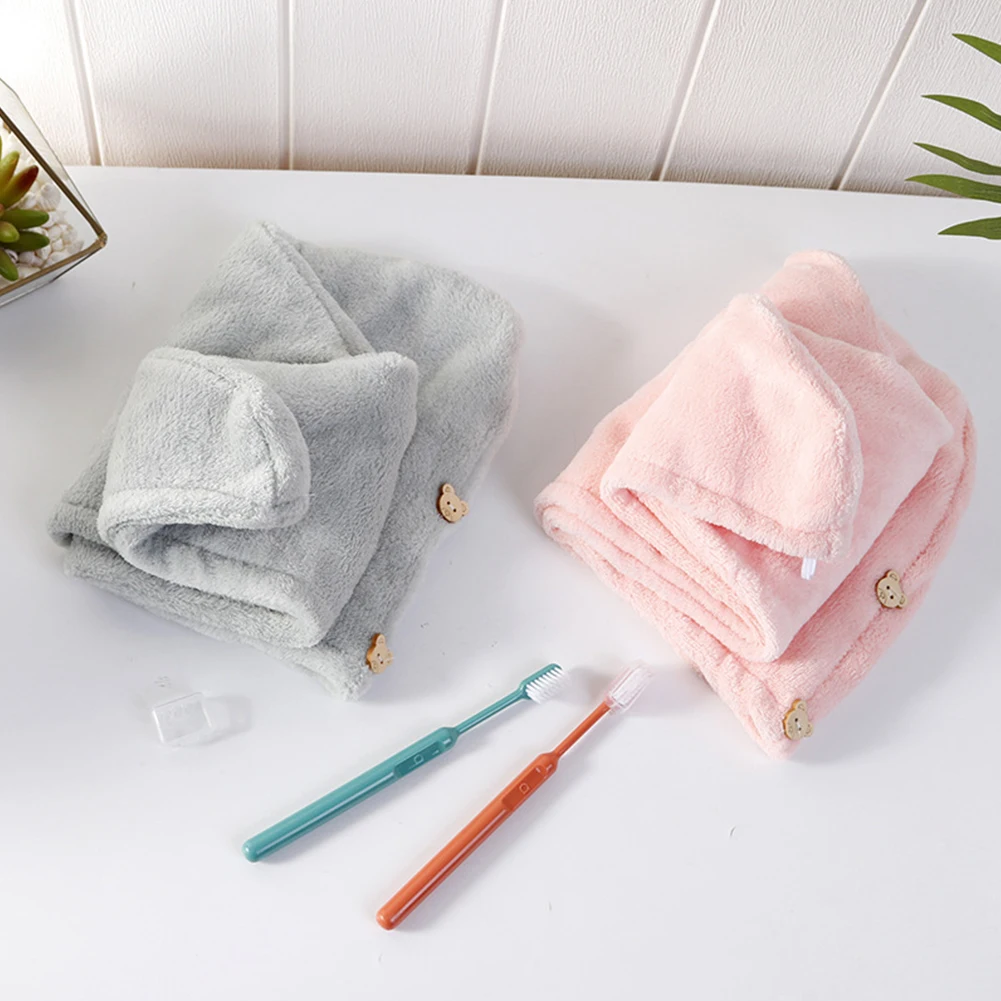 

Bath Hats Dry Hair Cap For Women Dry Hair Cap Without Damaging Hair 95g Double Toe Cap Super Absorbent Shower Cap
