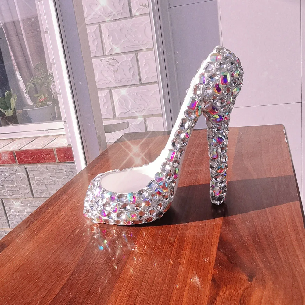 

Винная Корзина, ручной Блестящий держатель для бутылок, стеллаж для обуви с мозаикой, красная стойка для хранения, высокие инструменты для б...