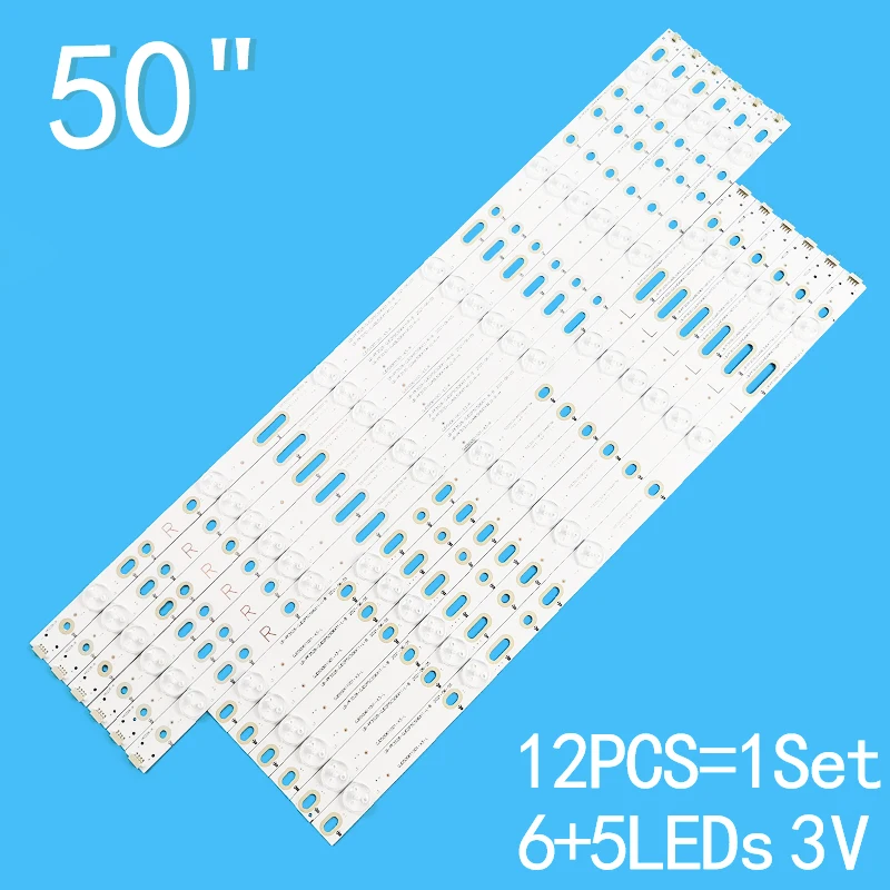 Новинка, 12 шт./лот для 50-дюймового ЖК-телевизора AOC TV LD50V02S T5002S LE50D1452 50PFF3655/T3 LB-PF3528-GJD2P5C506X11/L