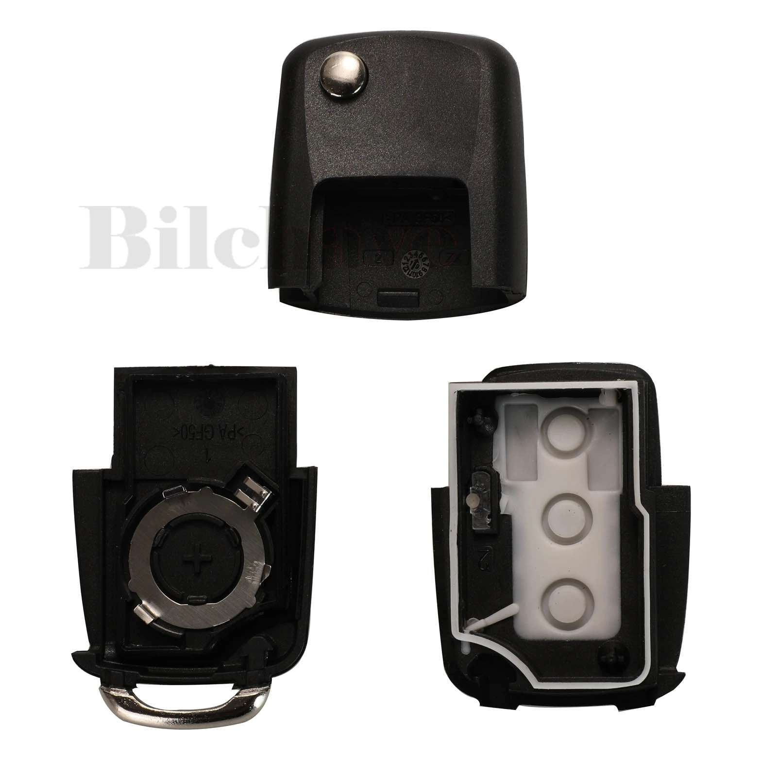 Jingyuqin 10 шт. для Volkswagen Vw Jetta Golf Passat Beetle Skoda Seat Polo B5 FOB 3 кнопки откидной пульт