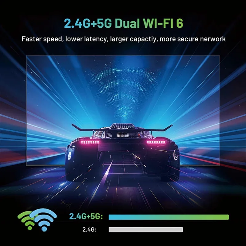 Фото TV98 ATV mini TV Box HD 8K 4K Android 14 Dual WiFi 4G 5G Set Top Box Rockchip RK3518 Голосовой удаленный умный медиаплеер IPTV №3
