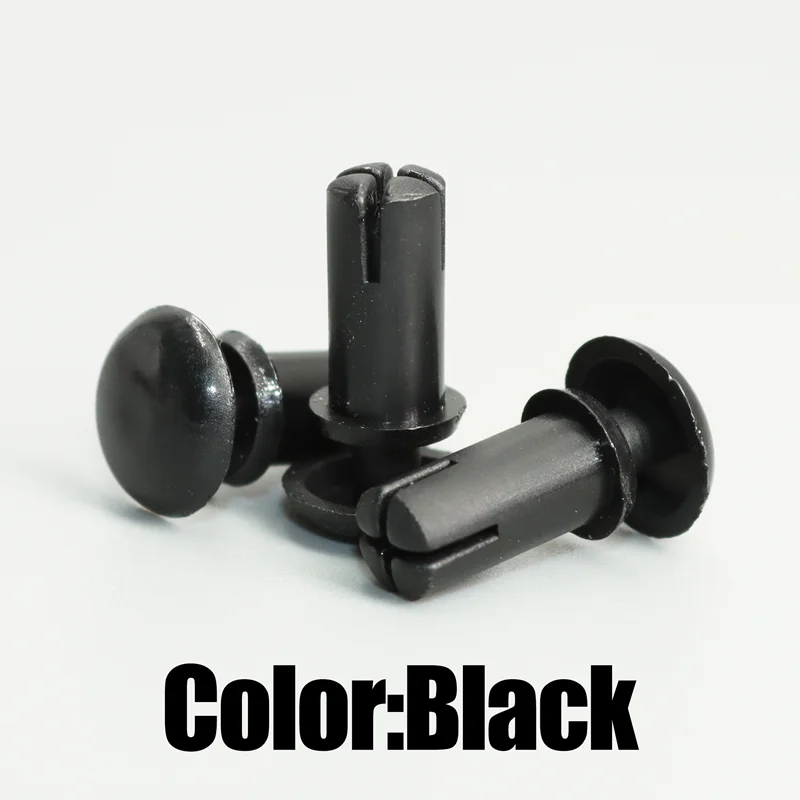 

100pcs R Type Nylon Plastic Press Rivet Clip Expansion Tube Anchor Plug 2mm 3mm 3.5mm 4mm 5mm 6mm for Computer PC PCB Board Fix