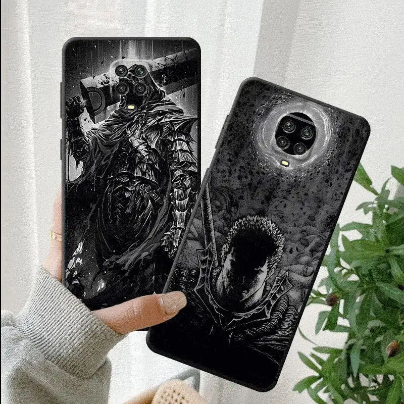 Чехол для телефона Berserk Comics Anime Cool Xiaomi Redmi Note 7 8 T S 10 11 12 Pro ProPlus 13