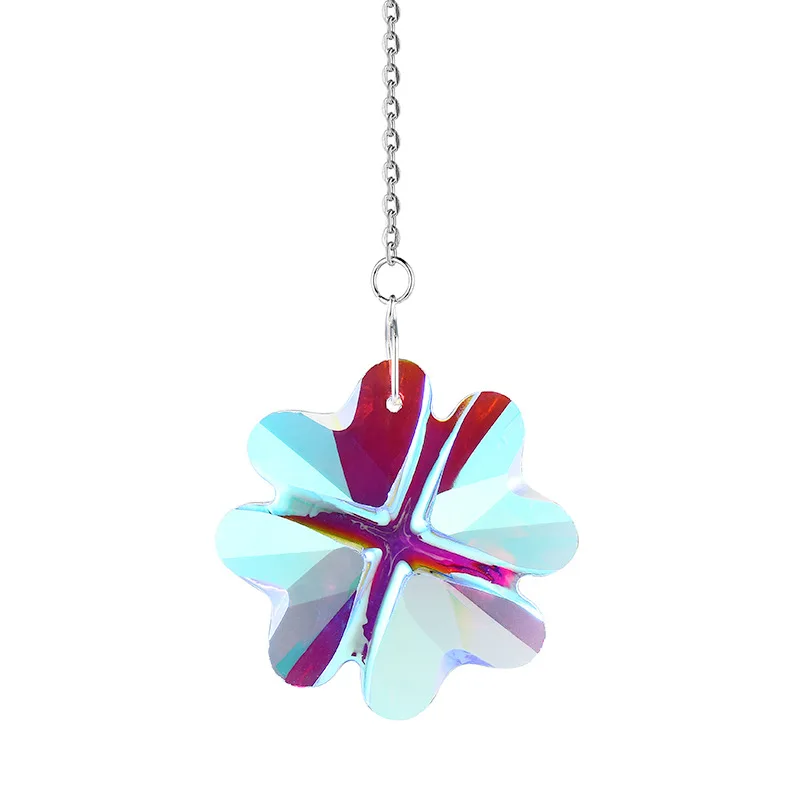 

Креативный стиль, хрустальный Ловец Солнца, колокольчики, садовые поделки, подвеска на окно, подвесное украшение, создатель радуги, призма, домашний декор