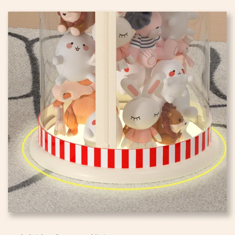 Ведро для хранения кукол модель на молнии детские плюшевые игрушки прозрачная