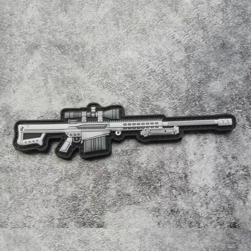 3D ПВХ оружие нашивки для винтовки снайперское Штурмовое ружье карабенская