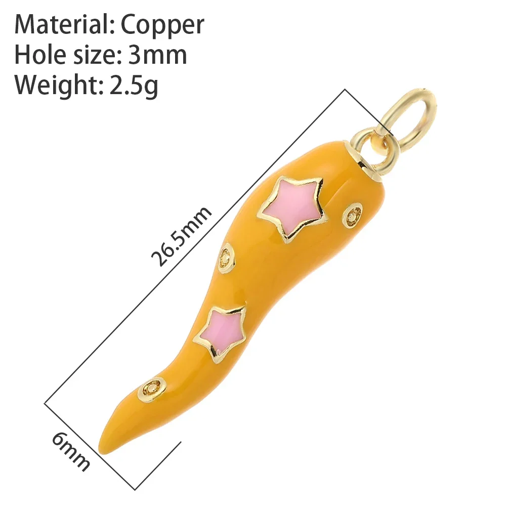 Красочные богемные серьги в виде перца ожерелье браслет очаровательные кулоны