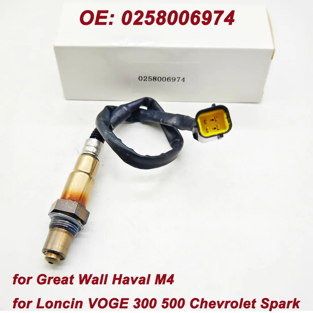 Высококачественный 0258006974 датчик кислорода для Great Wall Haval M4 Loncin VOGE 300 500 Chevrolet Spark Suzuki