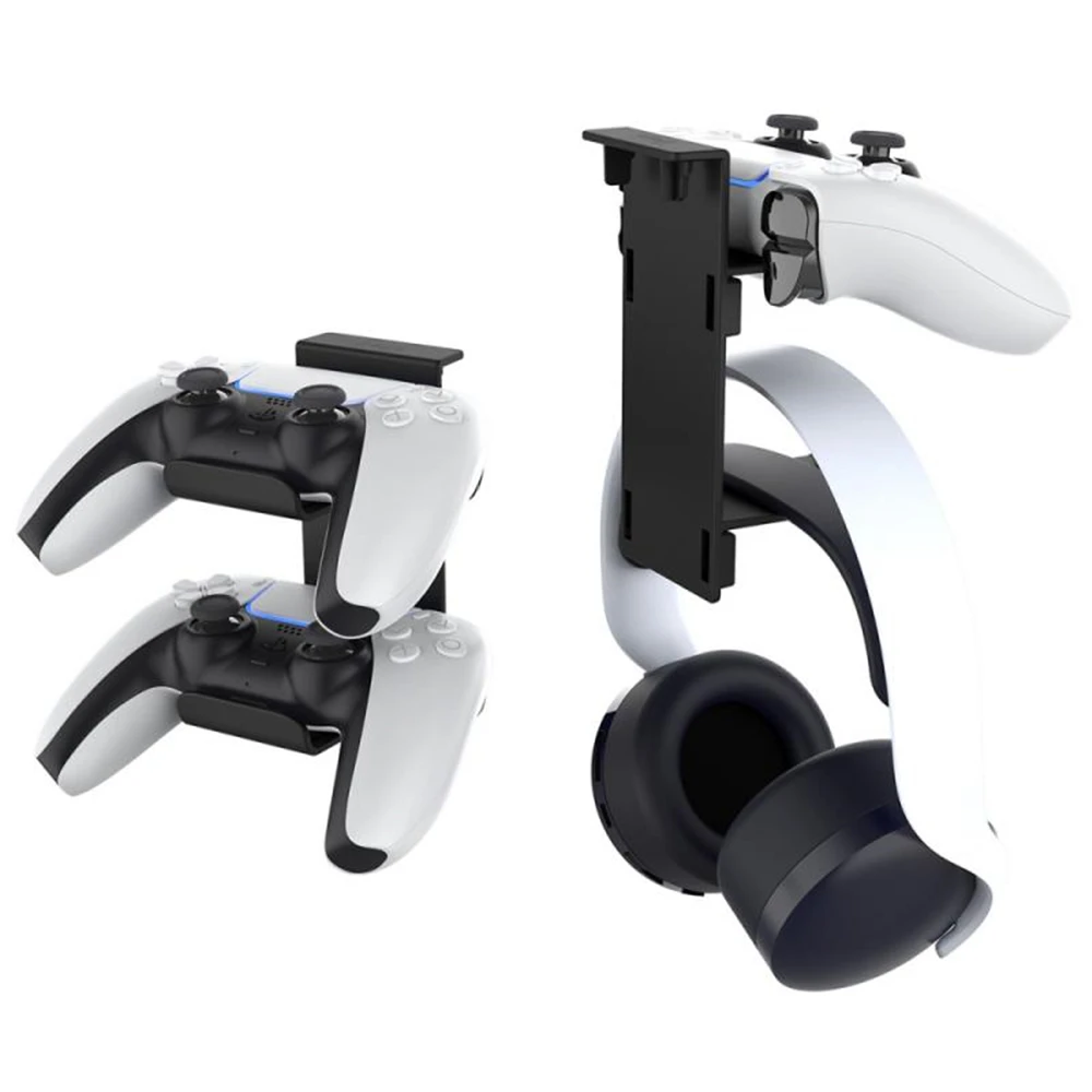 

Headset Holder Headphone Stand Gamepad/Earphone Hanger Black Bracket Mount For PS5 For Xbox Series X Host Controller Accessories