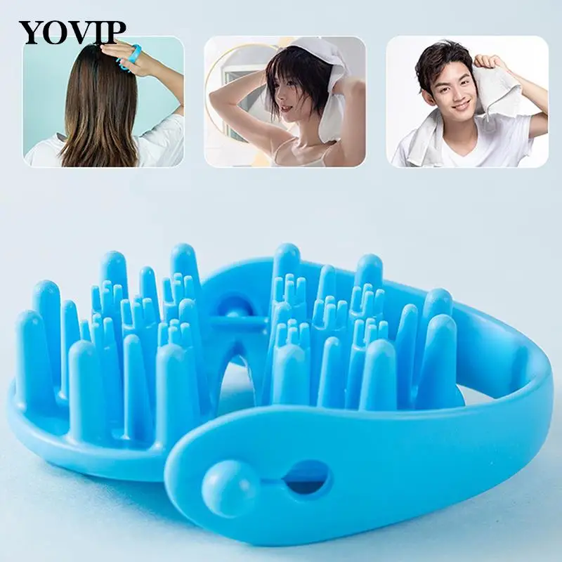 Силиконовая щетка для шампуня против зуда массажер волос лепки ванны Массажер и