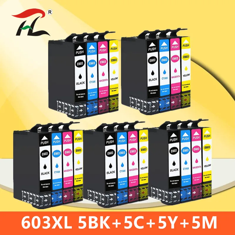 

T603XL Compatible Epson 603XL E603 T603 for XP-2100 XP-3100 WF-2810 XP-3105 XP-4100 XP-4105 WF-2830 XP-2105 Printer