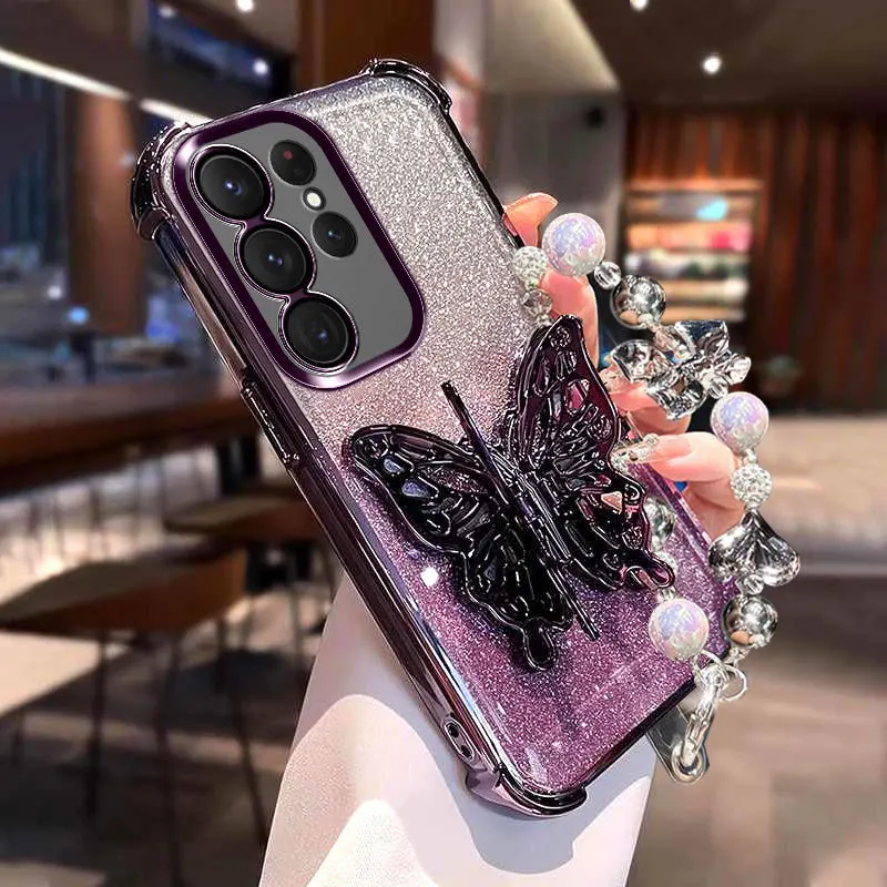 S 25 24 23 ультра чехол противоударный на шнурке для Samsung galaxy S25 S24 Ultra A36 A15 A55 роскошные