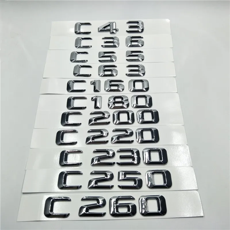 Для Mercedes-Benz C Class C43 C55 C63 C160 C180 C200 C220 C230 C250 W210 W212 эмблема заднего багажника значок