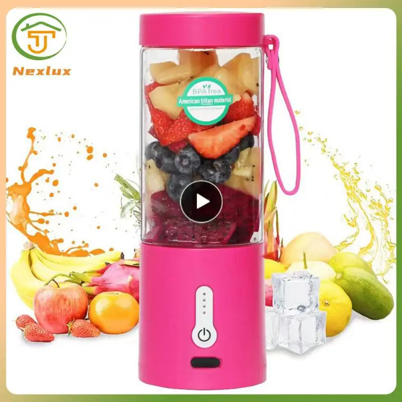 

Juice Cup 530ml Portable Multifunction Mixer 8×24cm Wireless Use Household Juice Cup Kitchen Accessories Portable Juicer Plastic