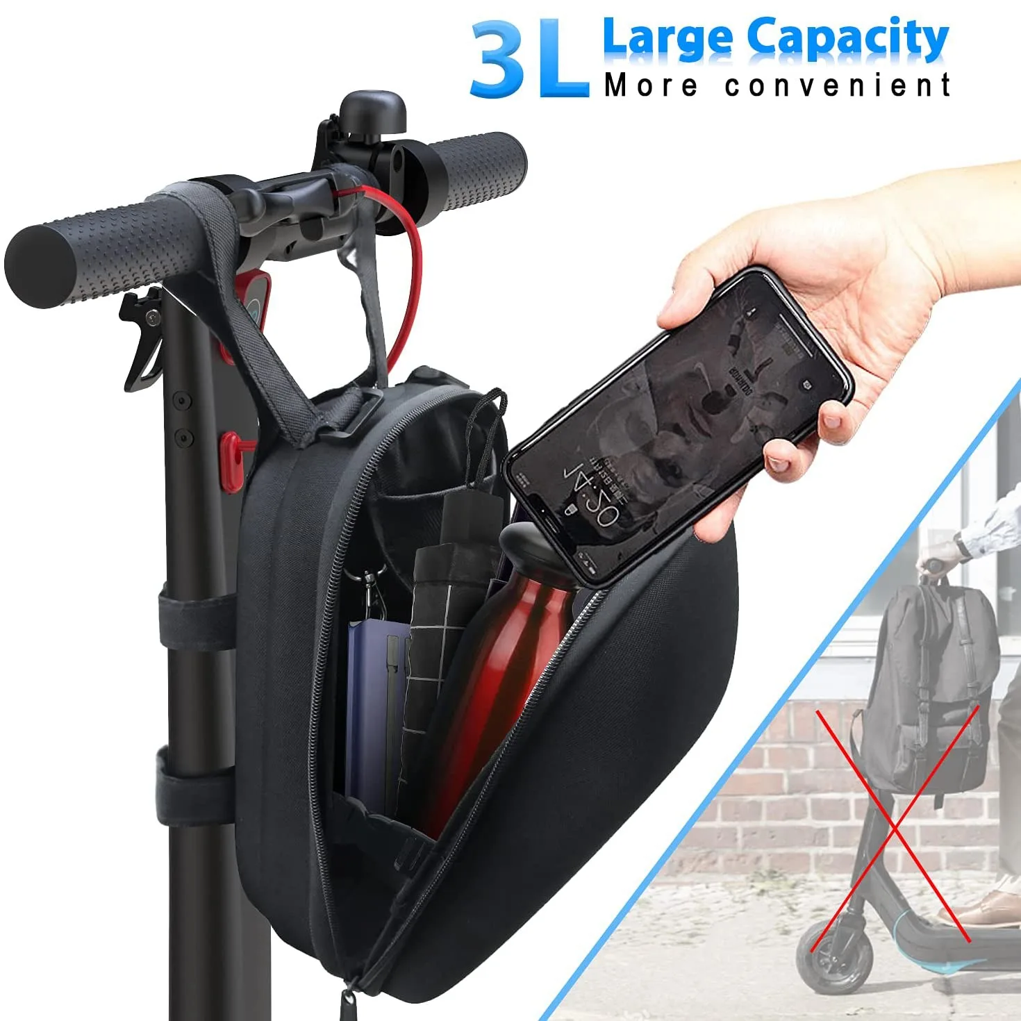 Сумка для электрического скутера сумка хранения аксессуары взрослых скутеров