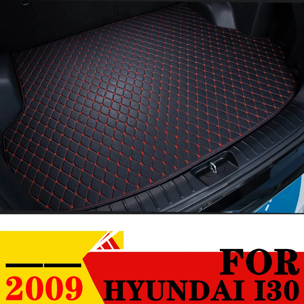 

Коврик для багажника автомобиля для HYUNDAI I30 2009, для любой погоды, XPE, плоский задний ковер для груза, коврик, подкладка для багажника, автозапчасти, коврик для багажника