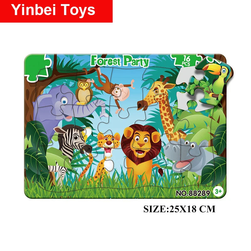 

Puzzle for Kids Animal Jigsaw Puzzles Ages 3-6 for Toddler Children Learning Preschool Educational Intellectual Development Toys