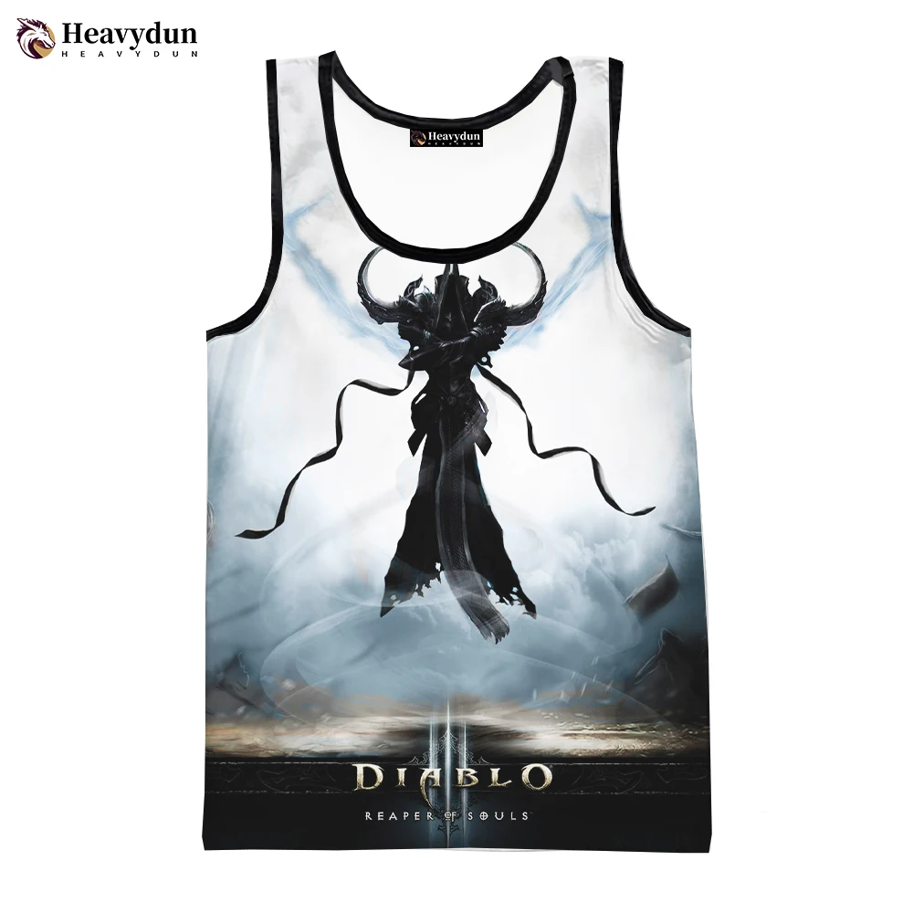 

Мужская футболка без рукавов, с 3D-принтом, в стиле Харадзюку