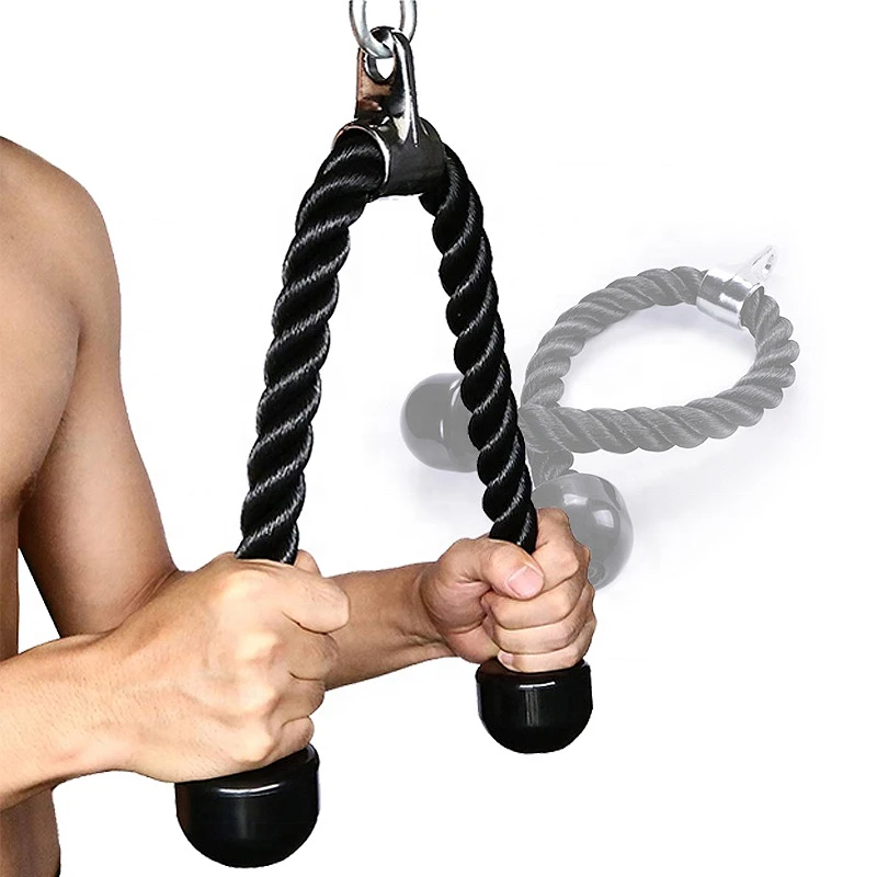 Веревка для Трицепсов тренажерный зал вытягивающий трос Трицепс тренировочный