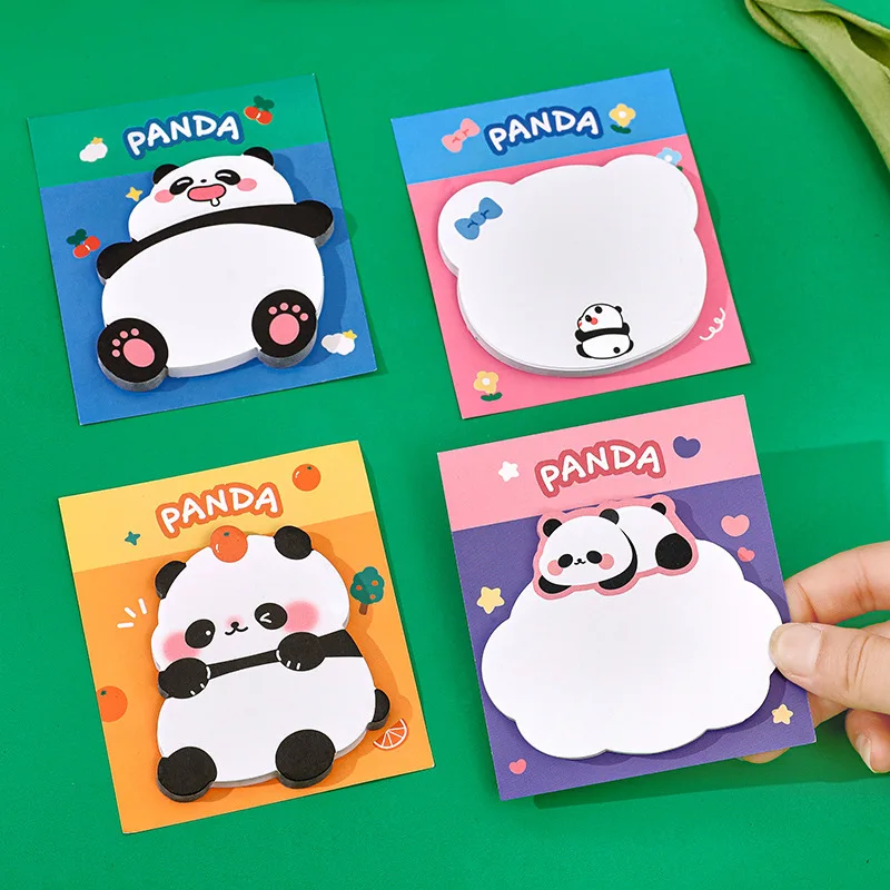 

30sheets Panda Cute Sticky Notes Kawaii Stationery Memo Pad Note Pad Stickers Self Adhesive Points School Office Supplies