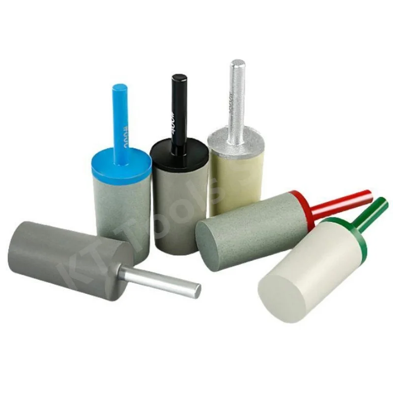 6 шт. мм цилиндр с хвостовиком алмазные шлифовальные насадки смоляные заусенцы