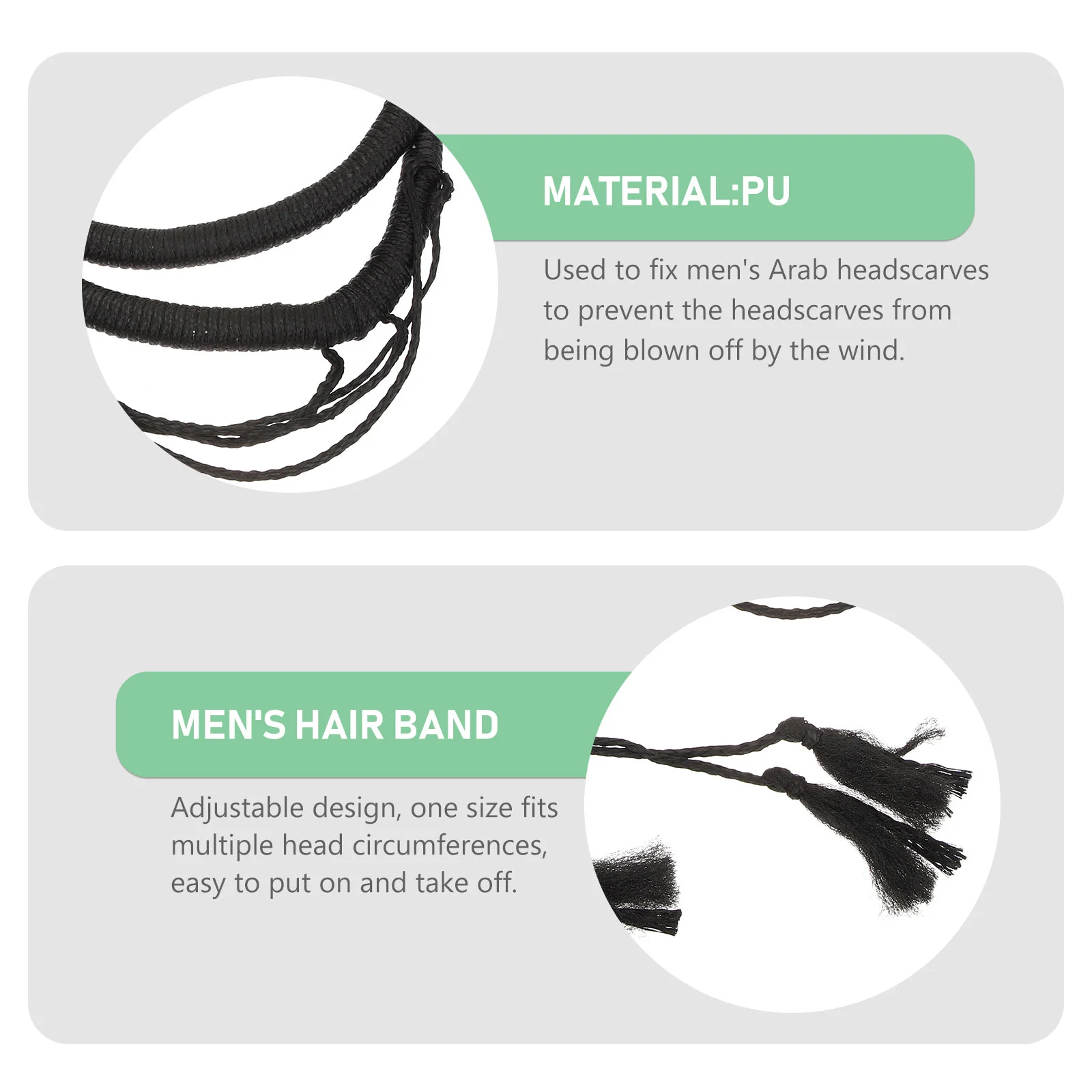 Dubai Men's Headband Arab Turban Clothing Shemagh Shawl Headbands for Muslim Hijab Pu Headwear Headscarf Hairband Miss Mens