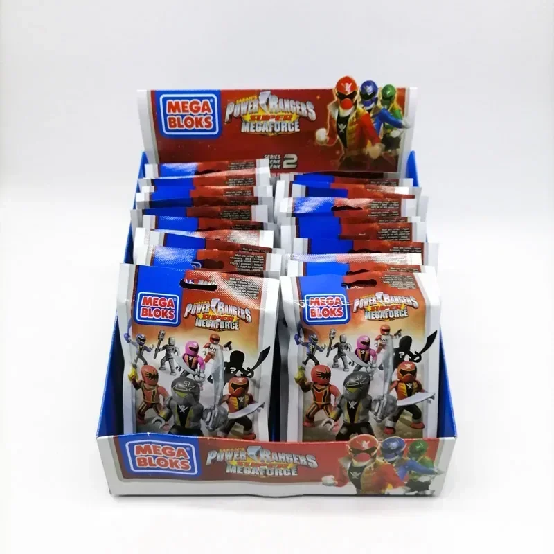 Фото MEGABLOKS динозавр Power Rangers блоки слепые сумки игрушки собранная фигурка модель игрушки Коллекционные подарки для детей №1