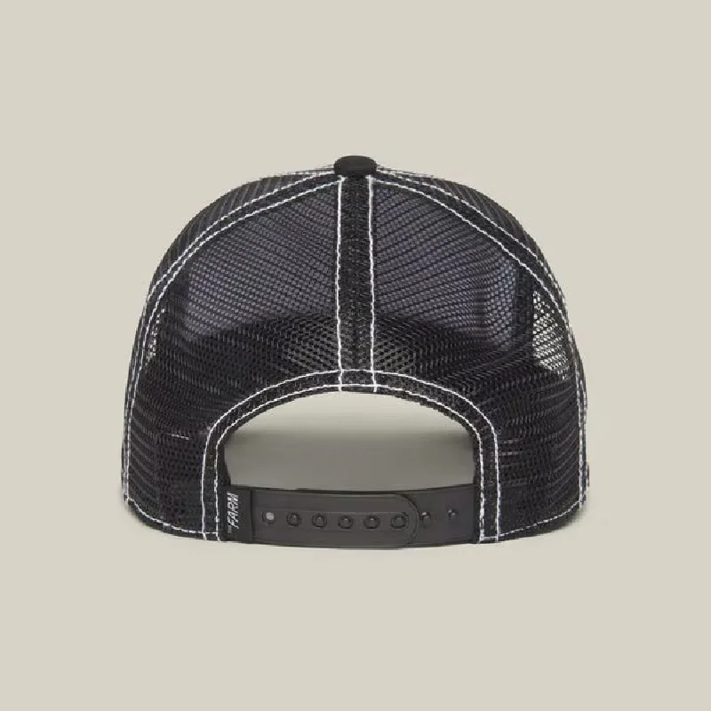 Фото Бейсболка Goorin Bros The Original Trucker The Goat Wine Red Peace Dove, мужская зимняя мягкая кепка, черная кепка с животными принтами №5