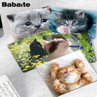 babaite hot sales cute cat animal gamer speed mice retail small rubber mousepad top selling wholesale gaming pad mouse