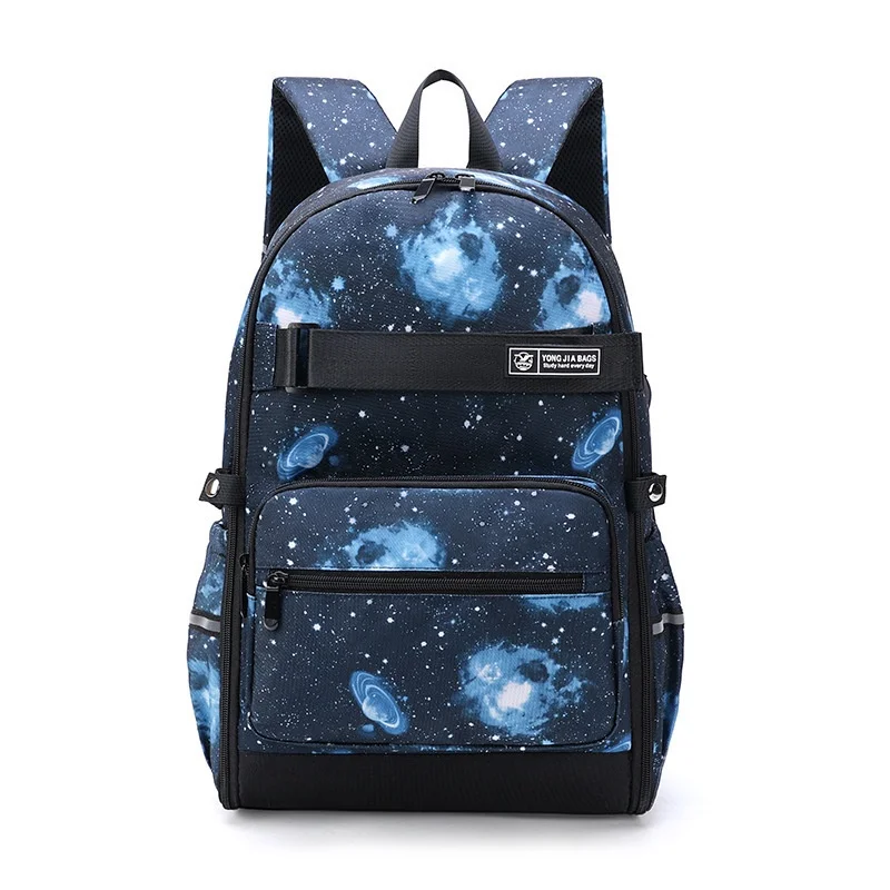 High-capacity Junior School Students Girl Boy Starry Sky Fashion Backpacks New Children Simple Fashion Leisure Korean Style Bags