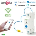 Ewelink WIFI умный выключатель 1P 63A din-рейка умный переключатель пульт дистанционного управления с помощью приложения Ewelink для умного дома 63A TONGOU