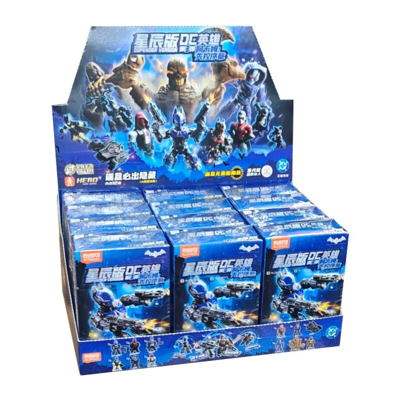 Фото Blokees DC Star Edition Series 3 Робин Бэтмен Аркхэм Полный набор коллекционных фигурок из строительных блоков Игровой набор «Рыцарь Аркхэма» №1