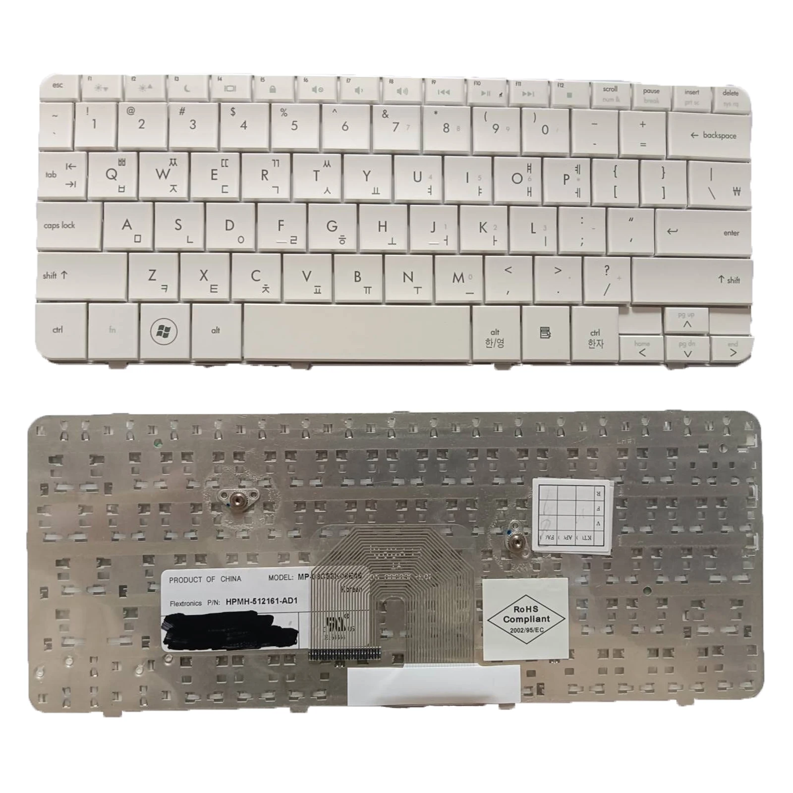 Новая клавиатура KR для ноутбука Asus N20 N20A N20H N20V, белая