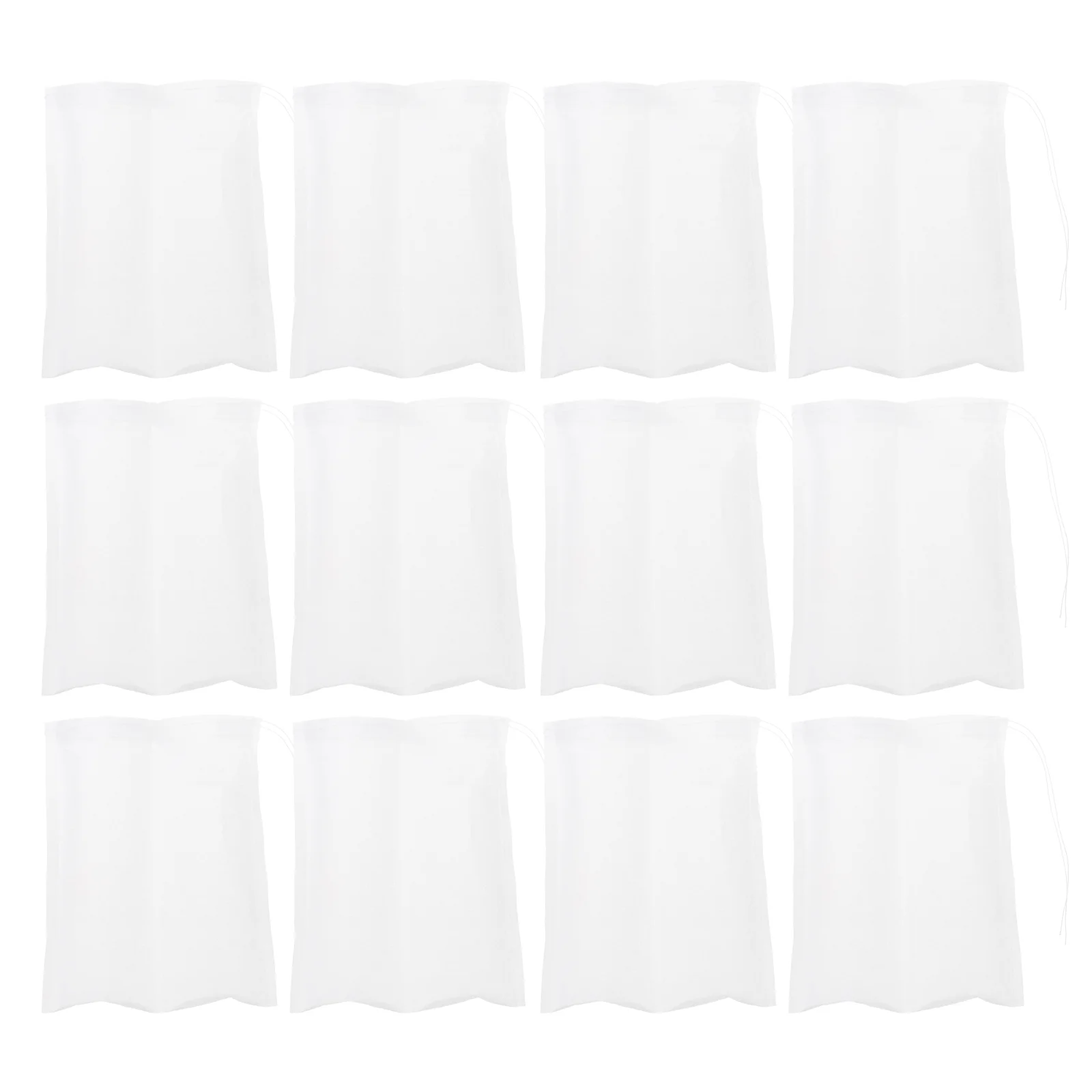 

100Pcs Tea Filter Bags Disposable Tea Bags Two-grids Loose Leaf Tea Bags Flower Tea Bags
