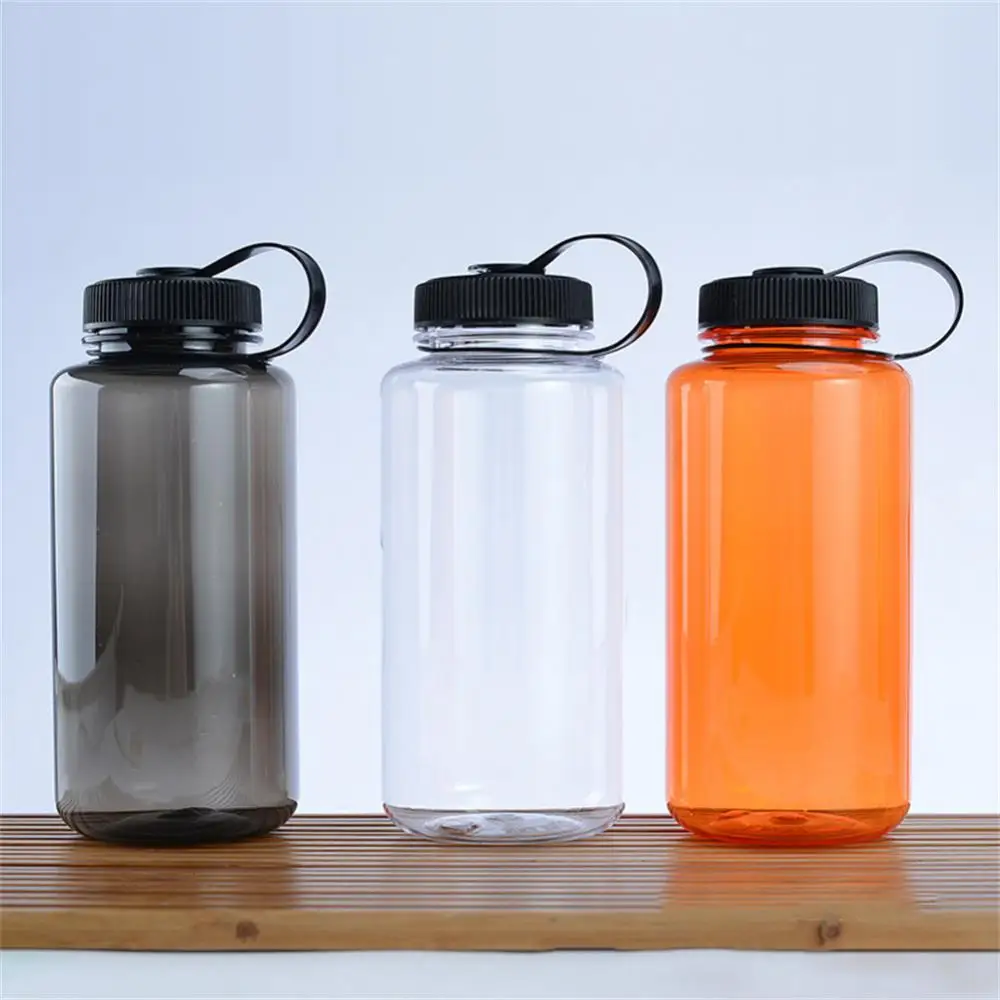 

1L Large Capacity Plastic Water Cup Portable Student Beverage Bottle Transparent Water Bottle Outdoor Sports Camping Fitness Cup