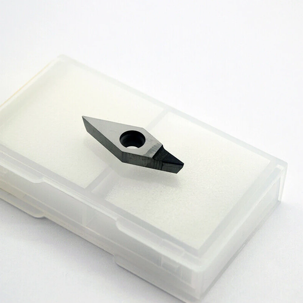 

Прочная Поворотная вставка, медная Алмазная Высокоэффективная высокопрочная поликристаллическая Серебряная вставка VCGT160402 PCD