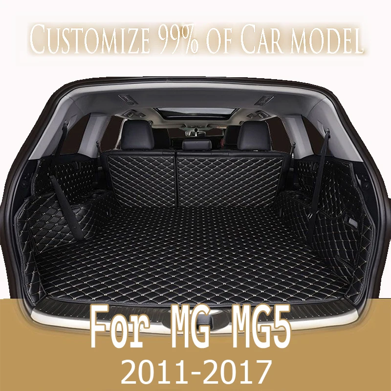 

Кожаные Коврики для багажника на заказ для MG MG5 2011-2017 хэтчбек седан СЕДАН задний коврик для багажника поднос ковер грязь