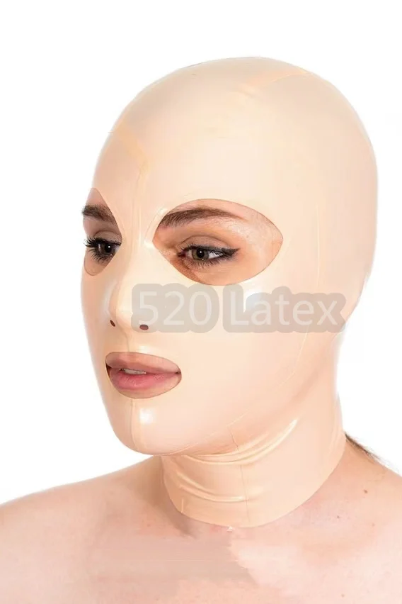 Сексуальная латексная полноразмерная Классическая маска с капюшоном резиновая