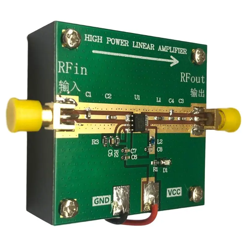 

RF2126 400M-2700MHZ Broadband RF Power Amplifier 2.4GHZ 1W for WIFI Bluetooth-compatible Ham Radio Amplifier